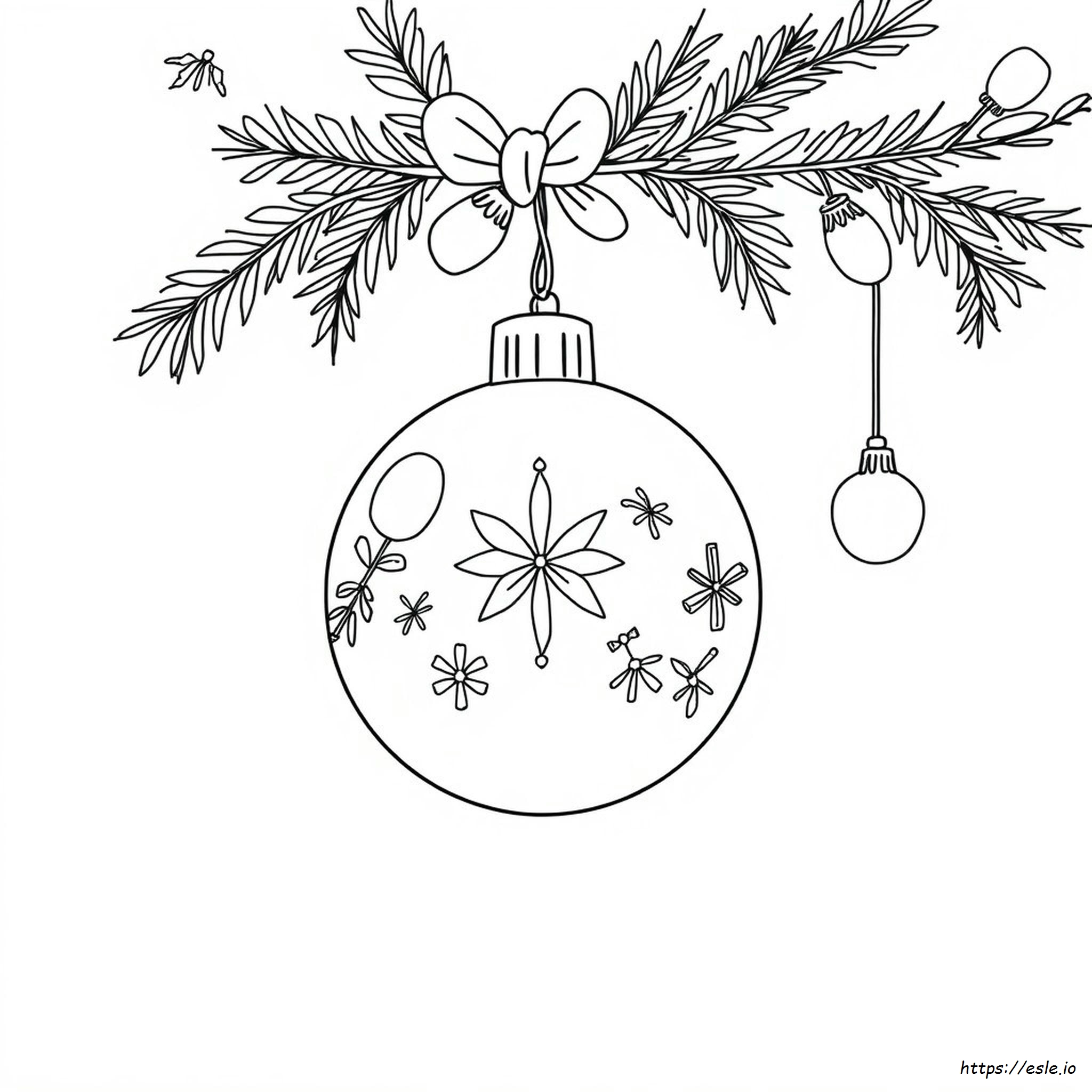 Palline Di Natale Da Colorare
