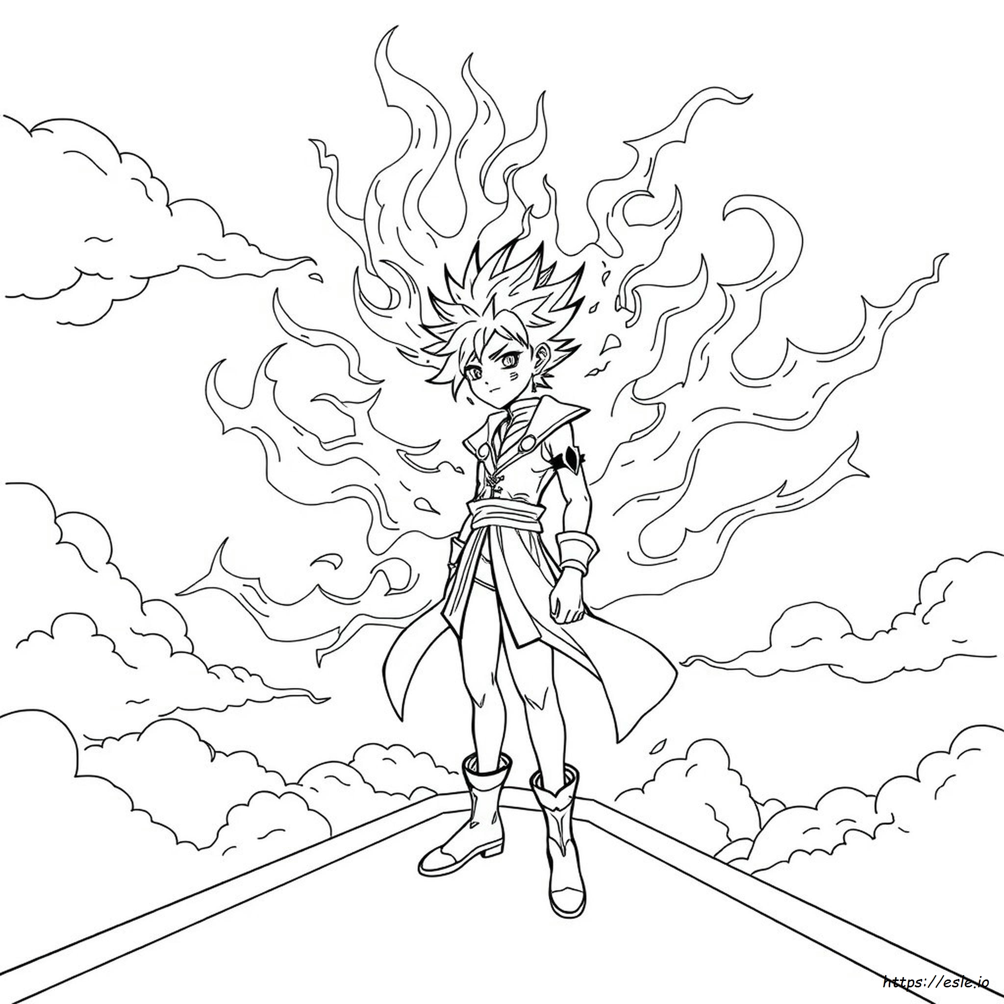 Shu Todoroki Coloring Pages