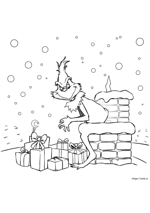 Grinch Colouring