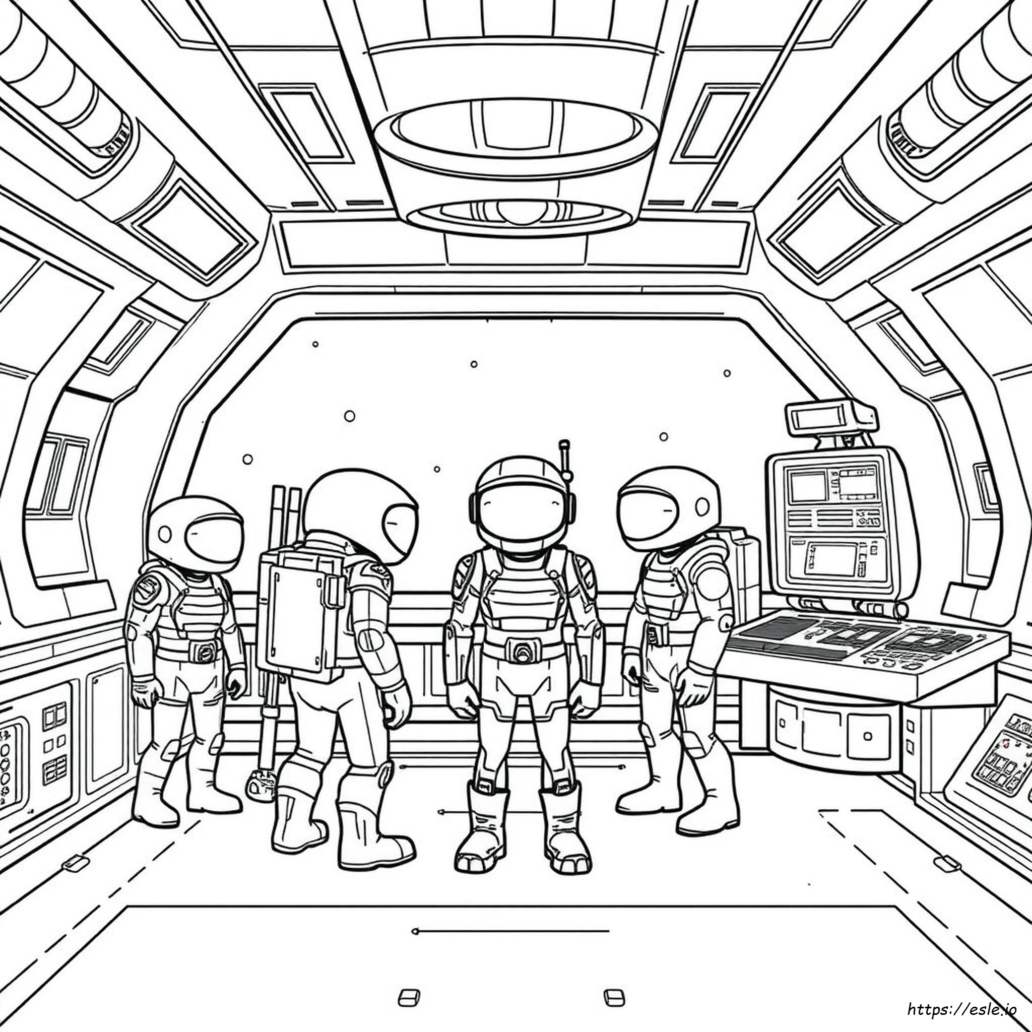 Among Us Coloring Book Pages