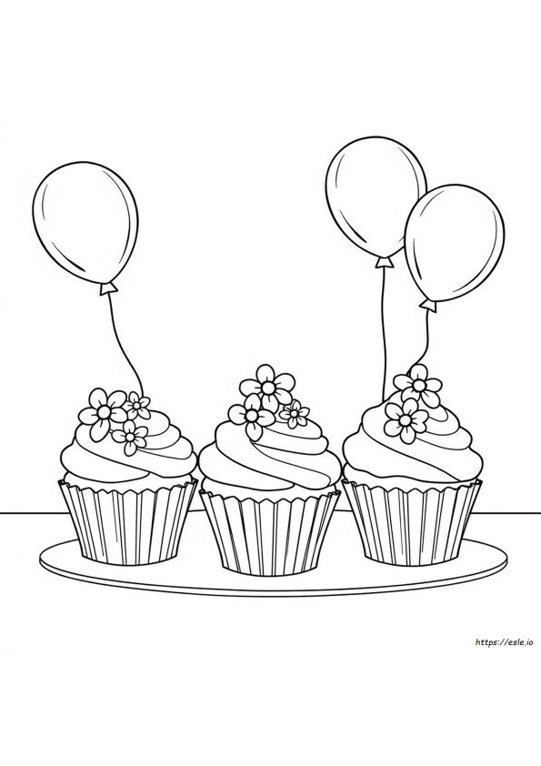 Cupcake Untuk Dewasa Gambar Mewarnai