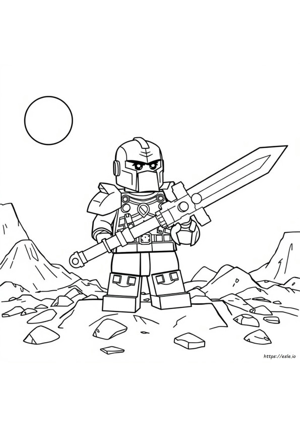 Lego Drax Coloring Pages
