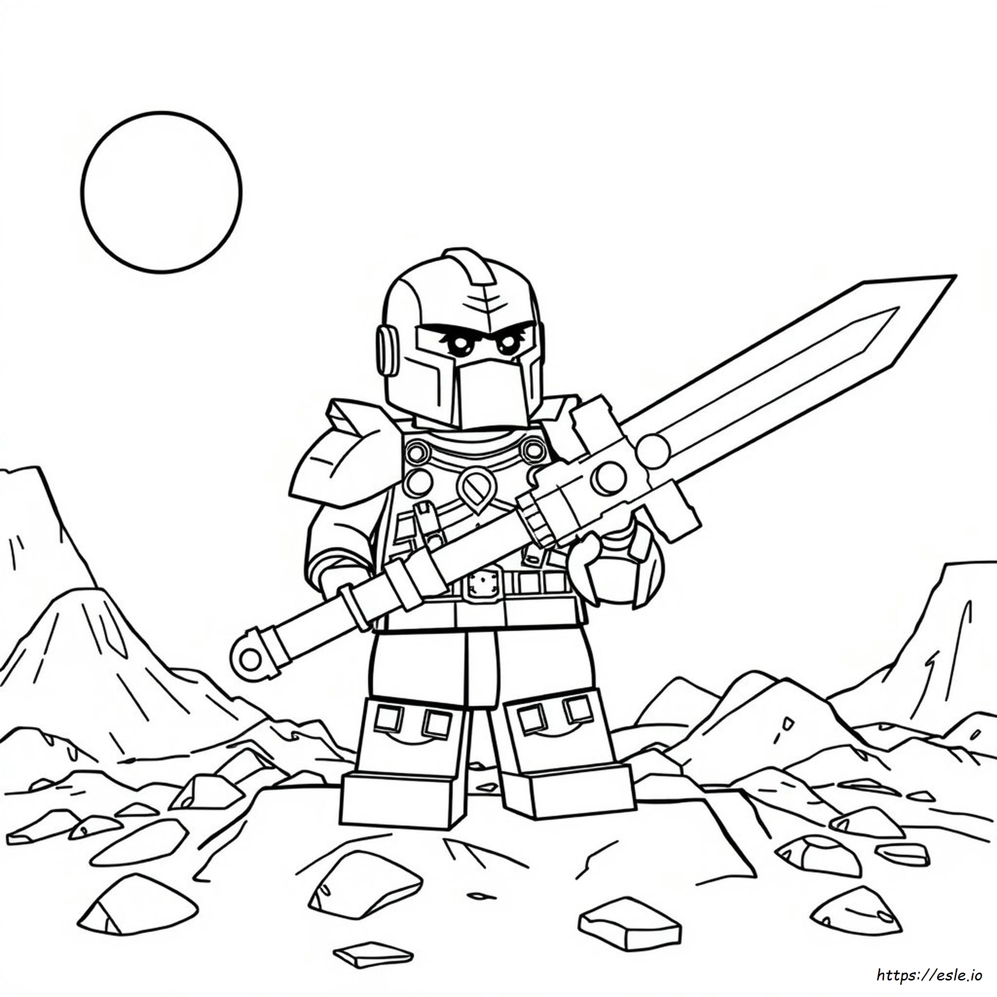 Drax Lego Disegni Da Colorare
