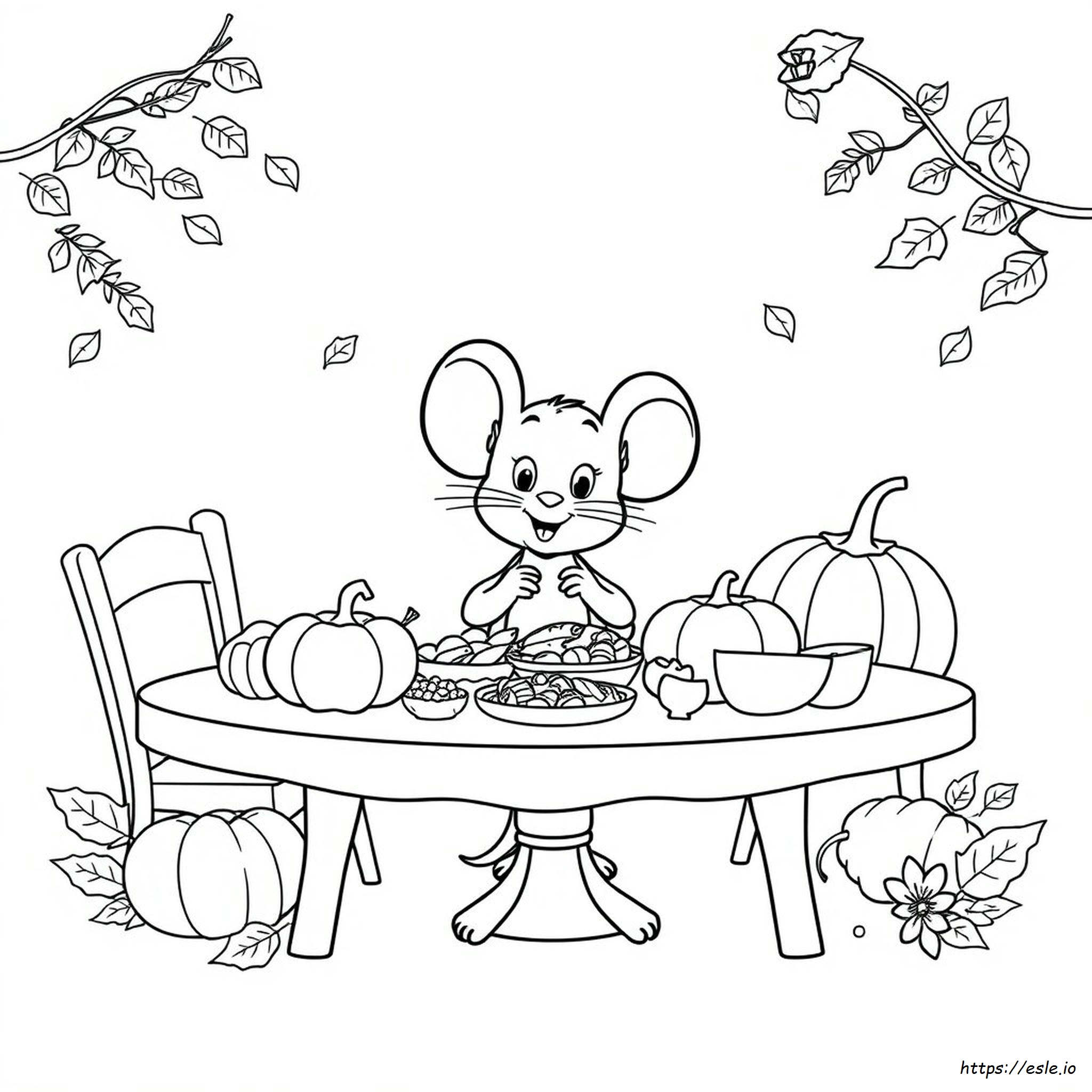 Abc Mouse Disegni Da Colorare Del Ringraziamento