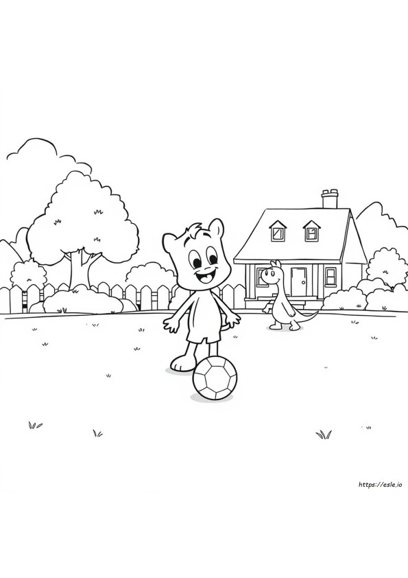 Bluey.Coloring Page