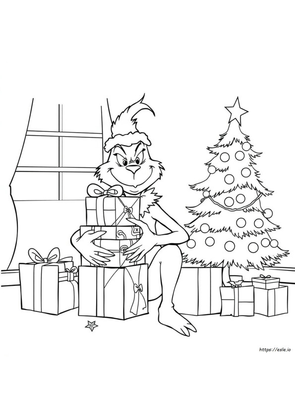 Grinch Coloring In