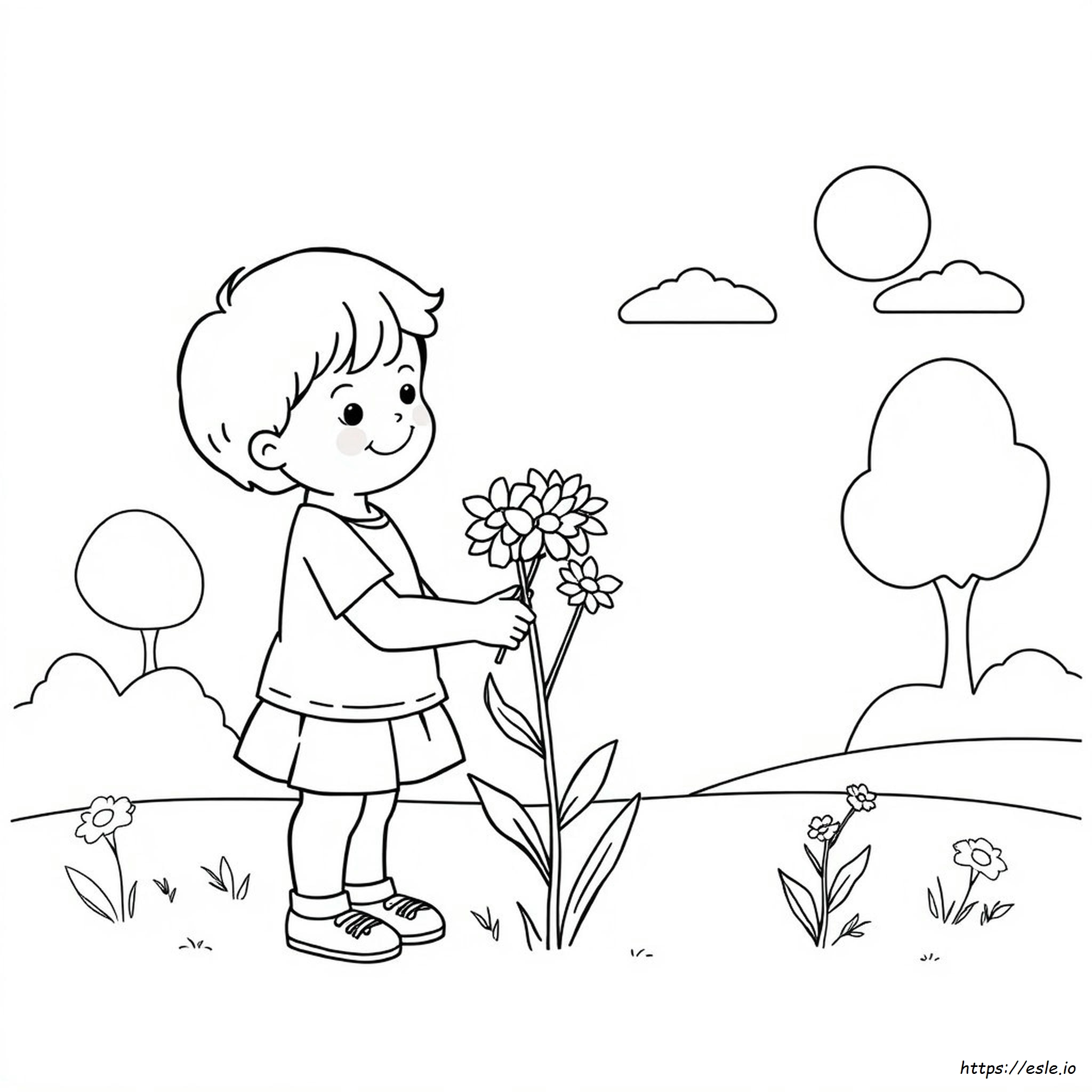 Pagina De Colorat Bunătate Pentru Grădiniță