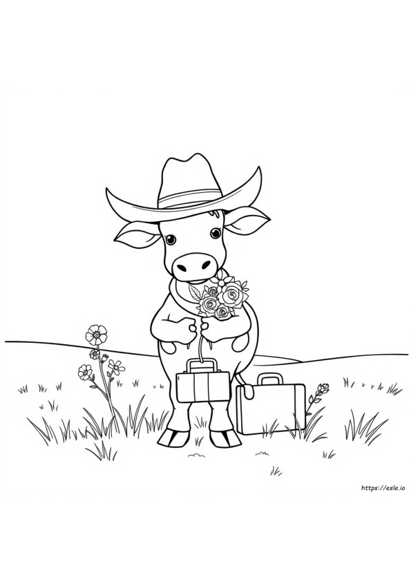 Cowboyhoed Preppy Kleurplaten