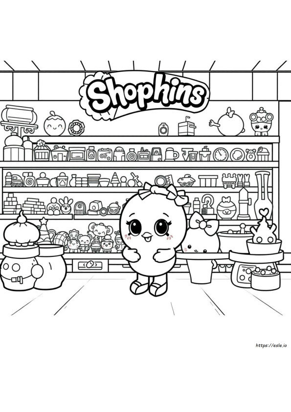 Shopkins Para Colorir Grátis Para Imprimir