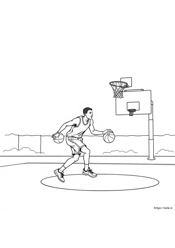 Lembar Mewarnai Nba