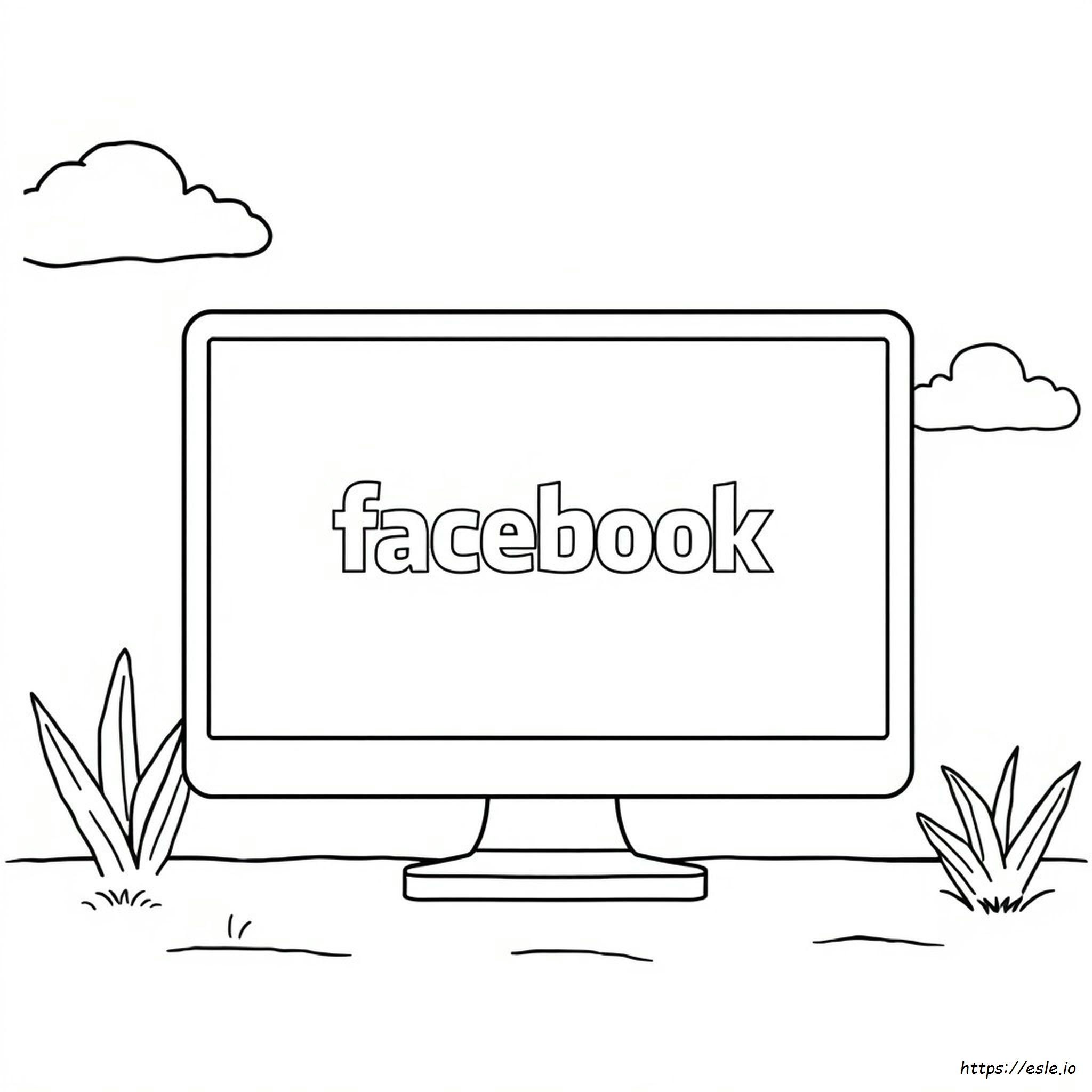 Pagina Facebook Da Colorare