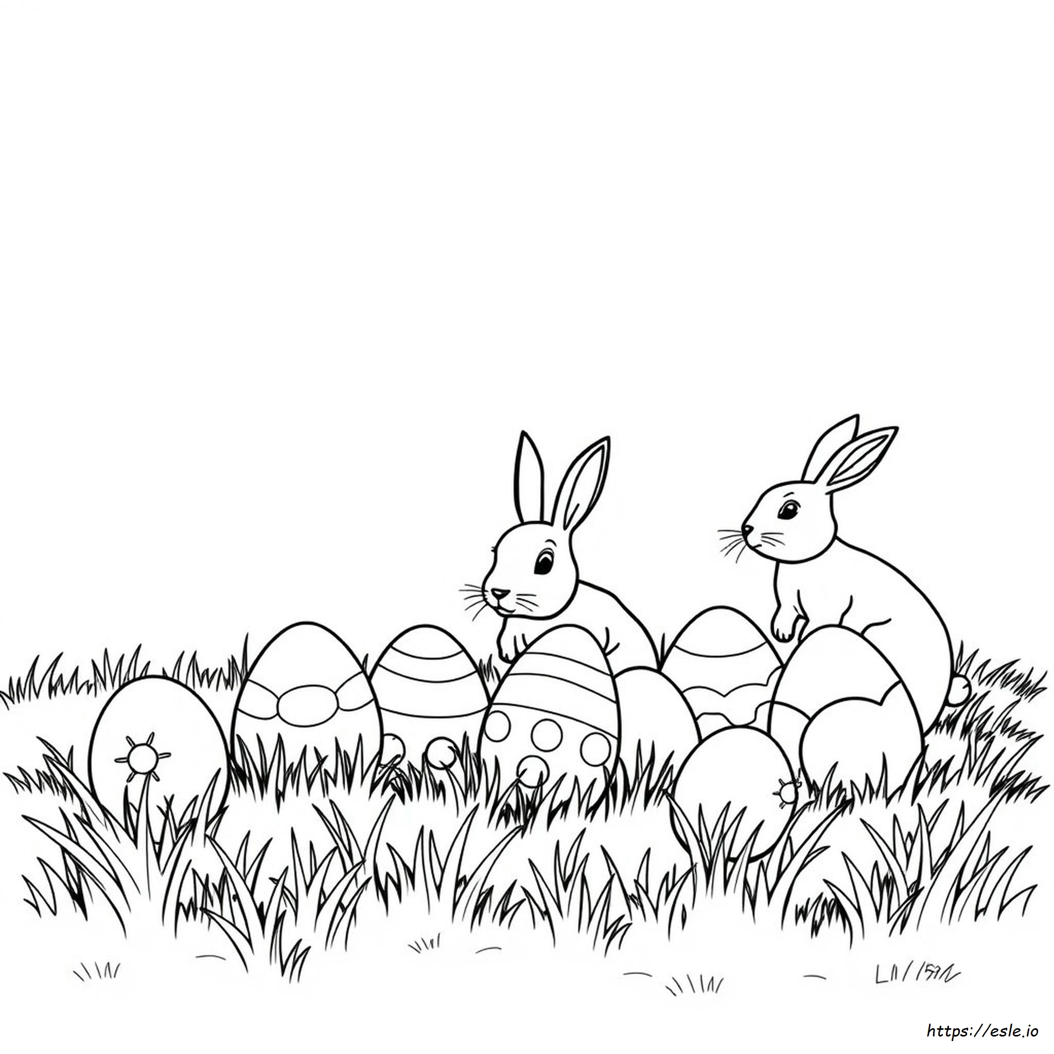 Disegni Di Pasqua In Bianco E Nero Da Colorare