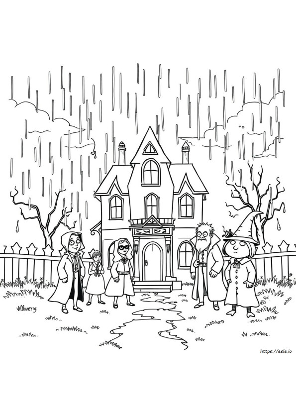 A Series Of Unfortunate Events Gambar Mewarnai