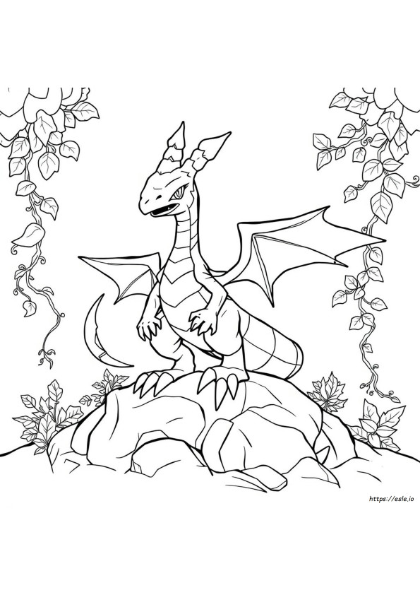 Mega Sceptile Gambar Mewarnai