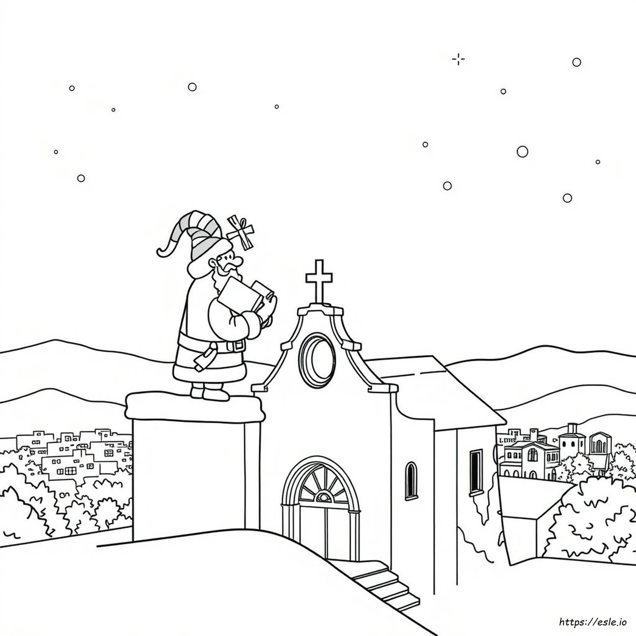 Mission Santa Barbara Coloring Page