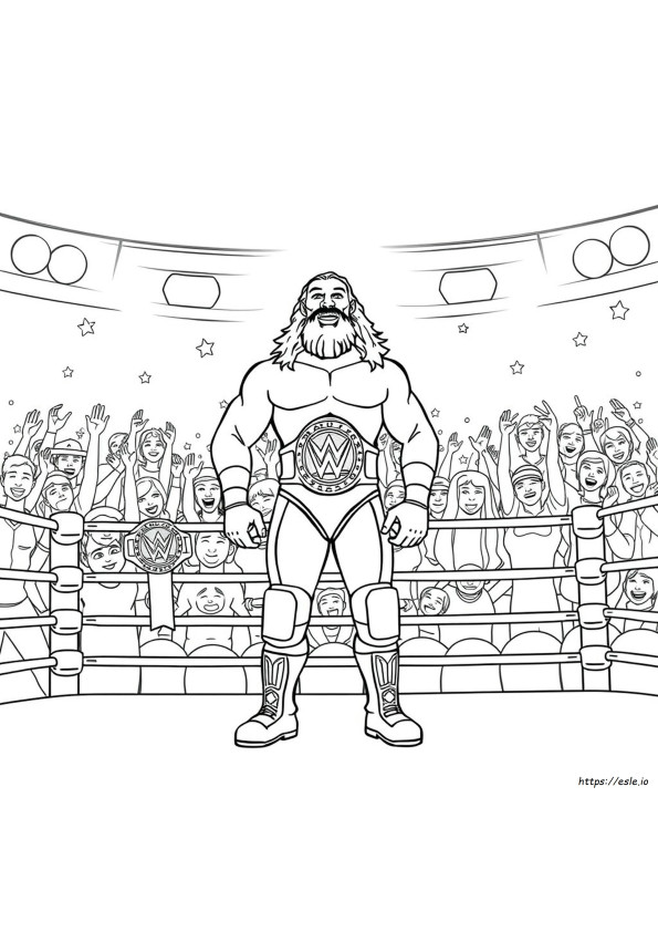 Macho Man Randy Savage Gambar Mewarnai