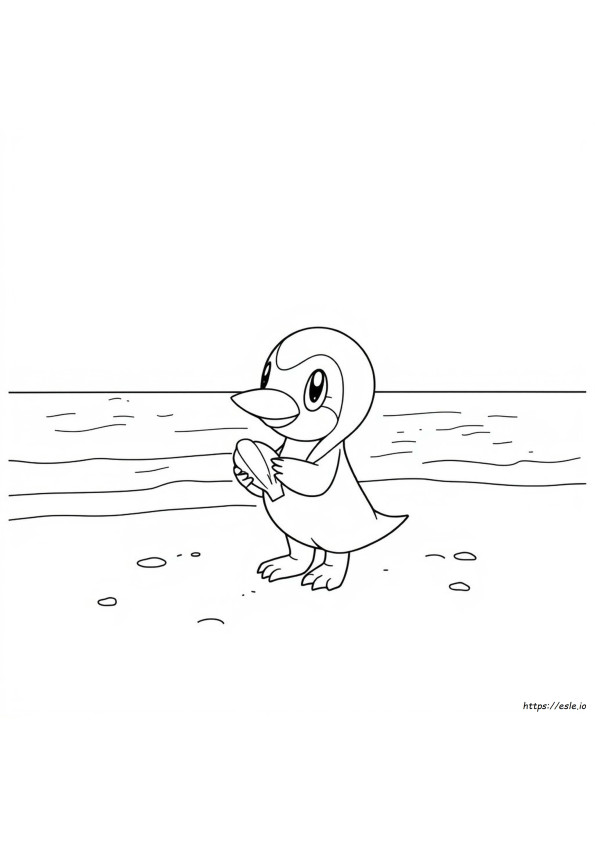 Popplio Gambar Mewarnai