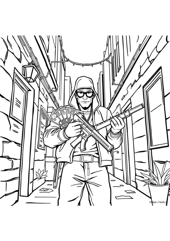 Coloriage Gta