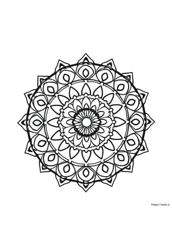 Mandalas Fáceis Para Colorir E Aliviar O Estresse