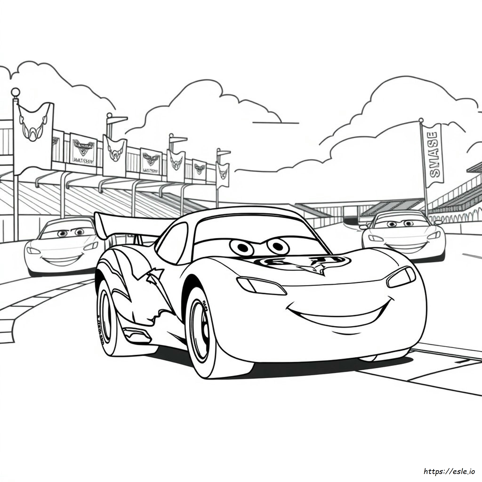 Disney Cars Sally Coloring Pages