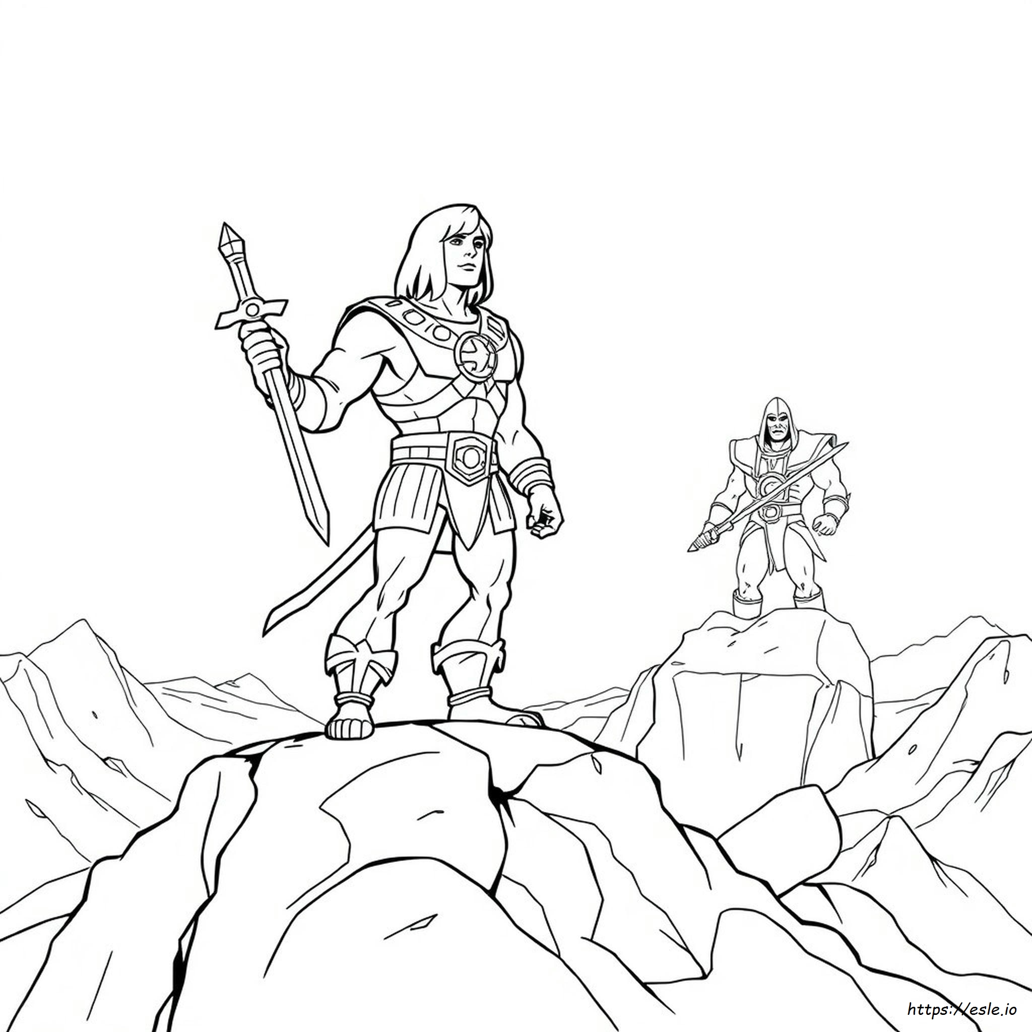 80 Cartoon He Man Coloring Pages