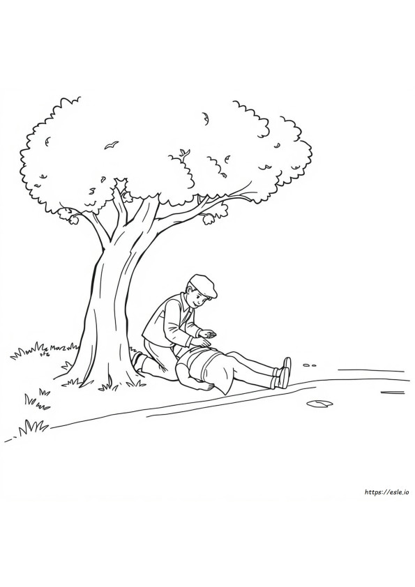 Buen Samaritano: Dibujo Para Colorear Gratis