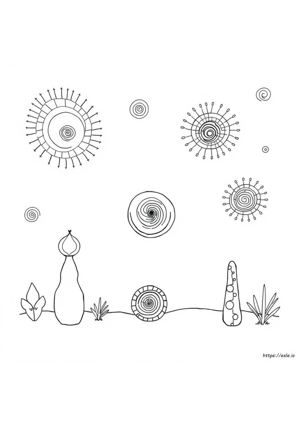 Tulostettavat Pdf Spiroglyphics Värityskuvat