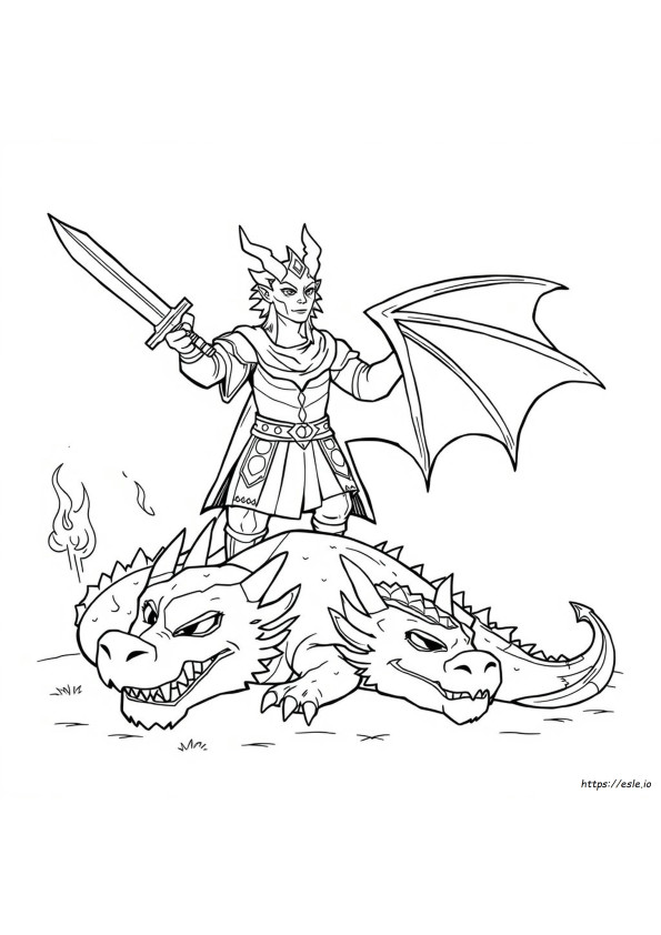 Vânător De Dragoni De Colorat
