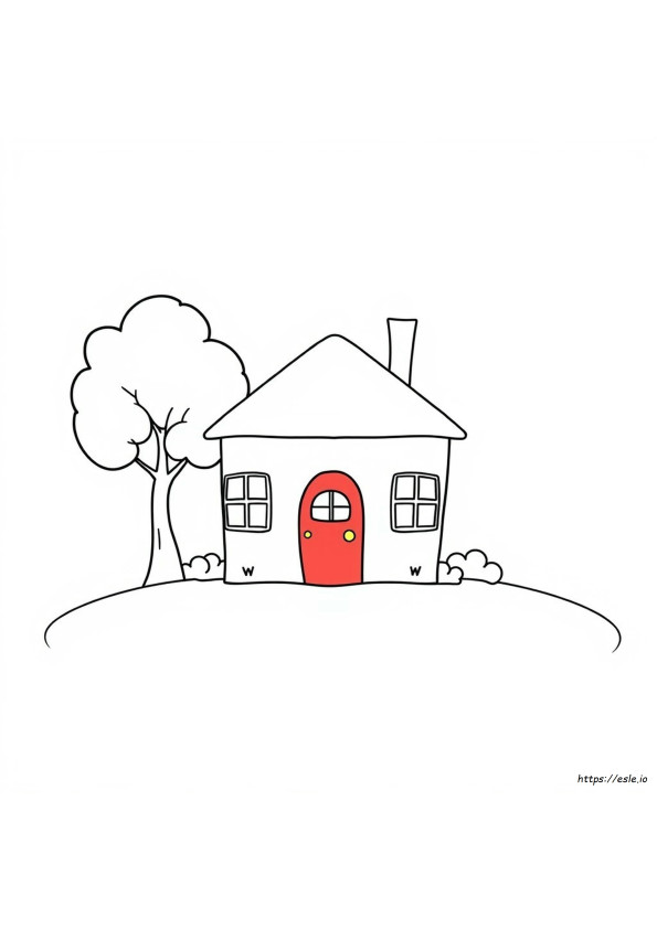 Coloriage Maison À Imprimer