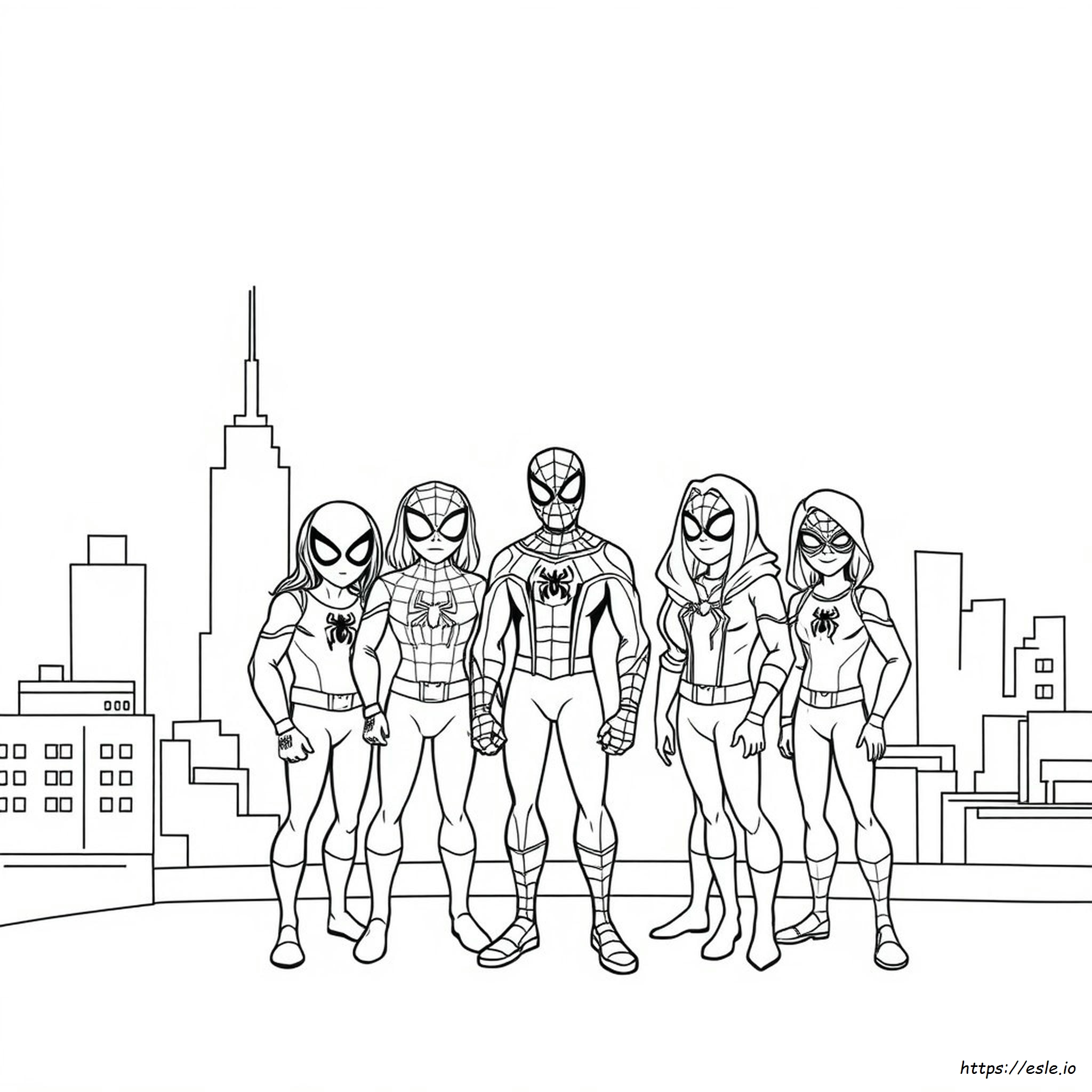 Sus Increíbles Amigos Para Colorear Spidey Páginas Para Colorear Pdf
