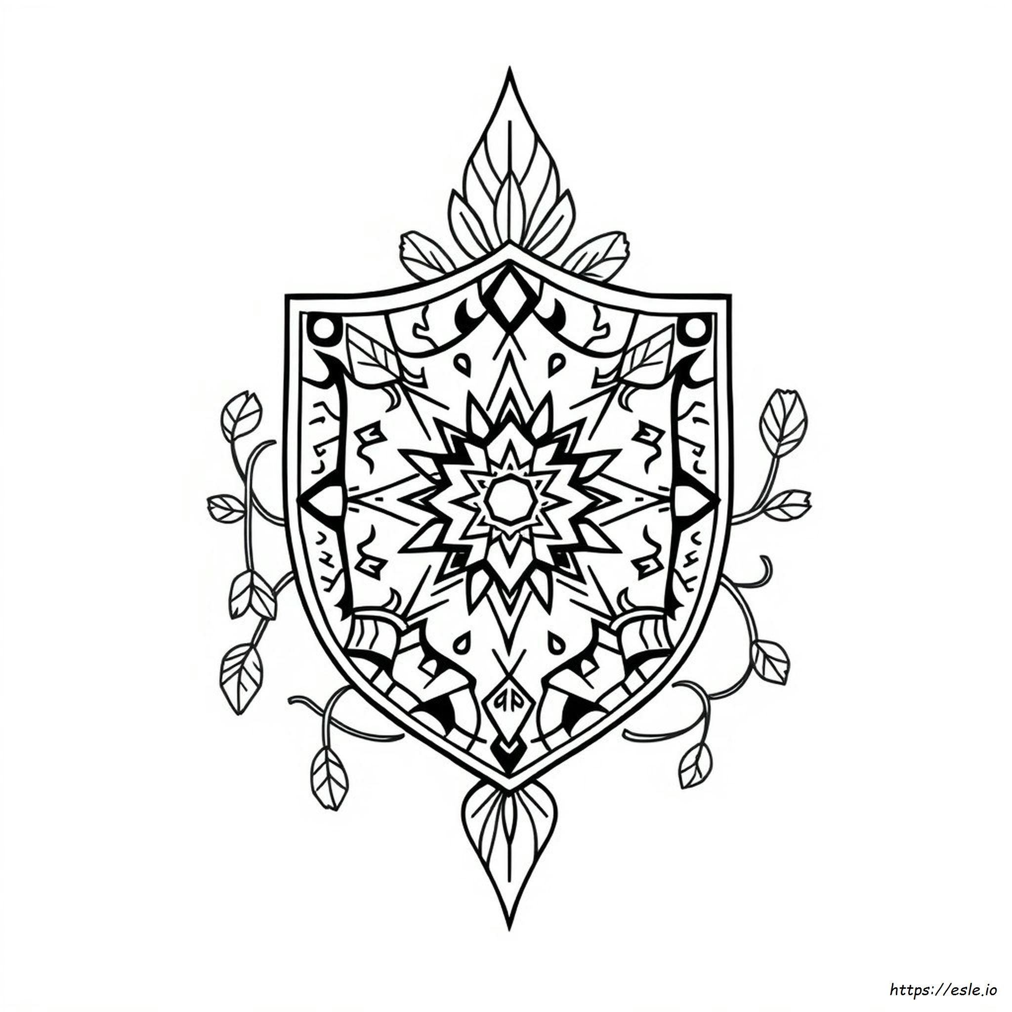 Tribal Design Coloring Pages