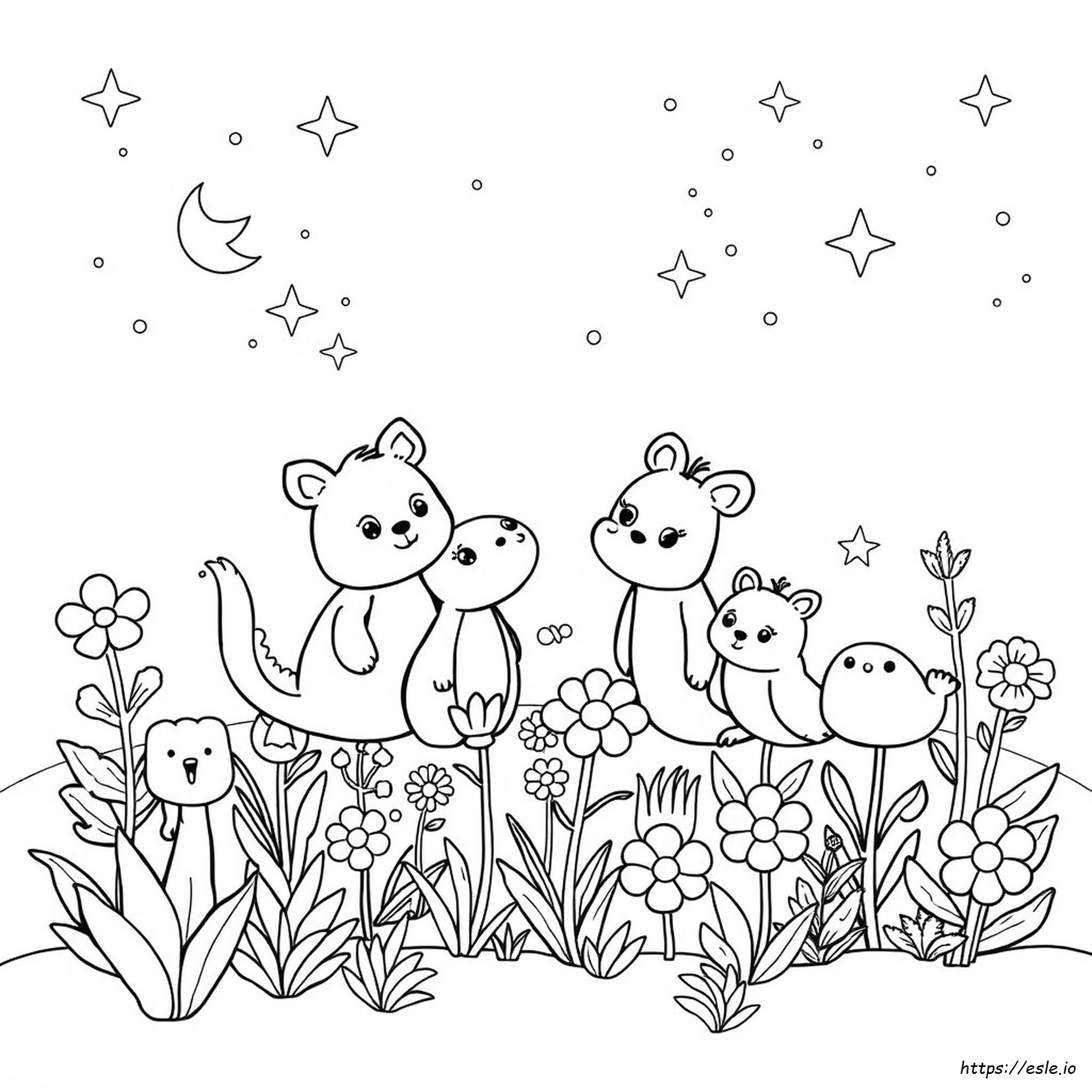 In The Night Garden Colouring