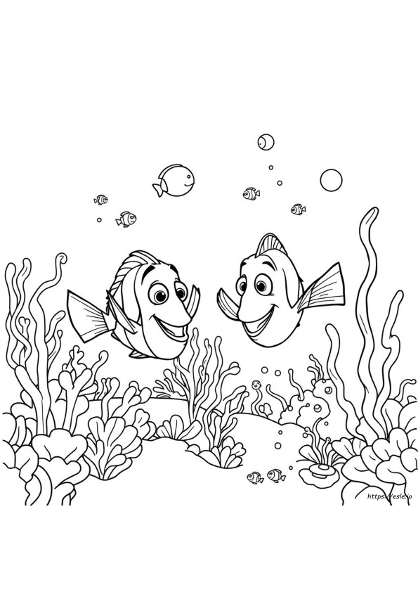 Coloriage Le Monde De Nemo