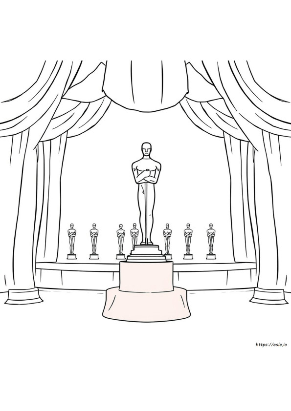 Gambar Mewarnai Penghargaan Oscar