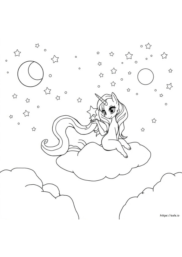 Principessa Celestia Da Stampare E Colorare