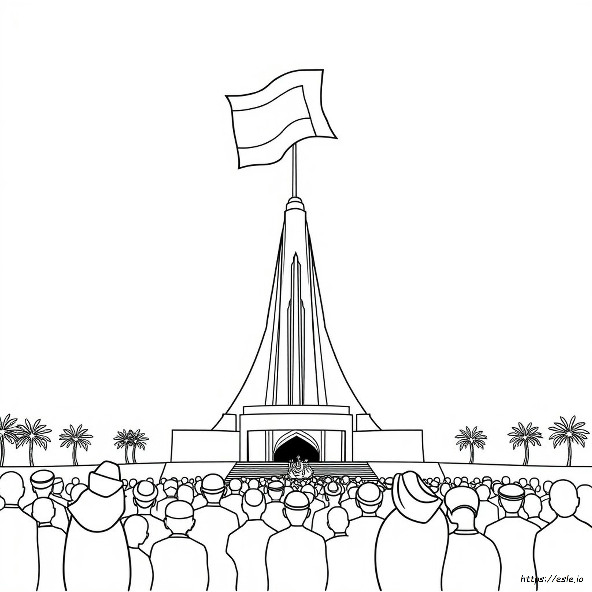 Pagina Da Colorare Per Il Giorno Nazionale Del Kuwait
