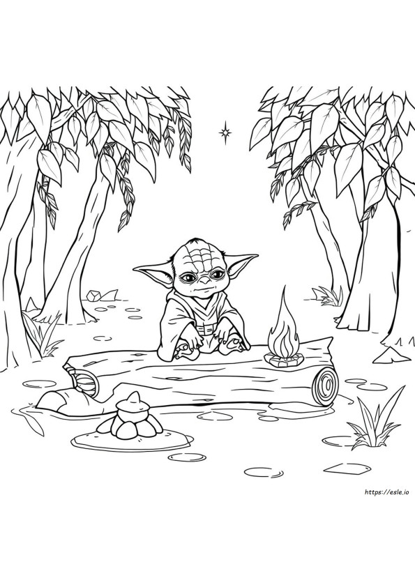 Yoda Gambar Mewarnai