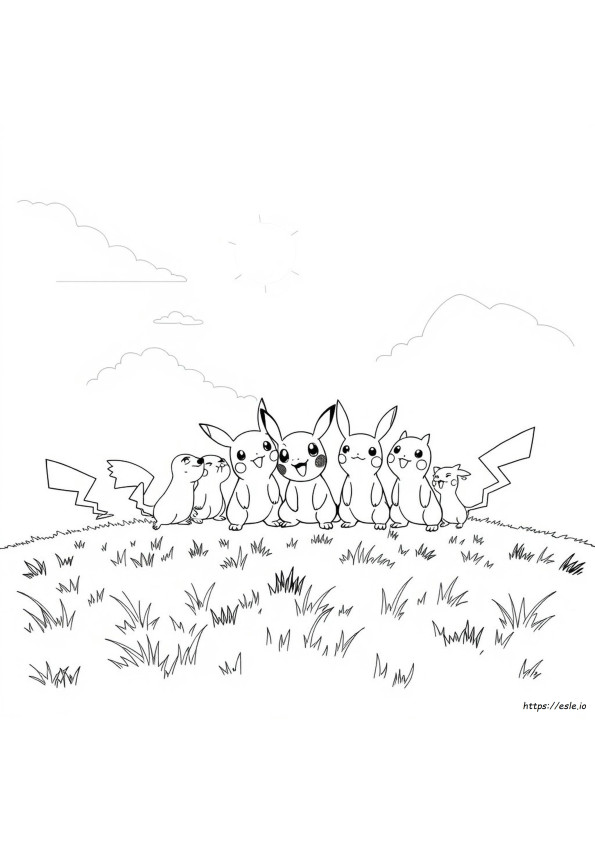 Gambar Pokemon Untuk Mewarnai