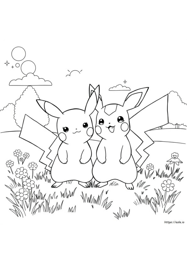 Gambar Mewarnai Evolusi Pokemon