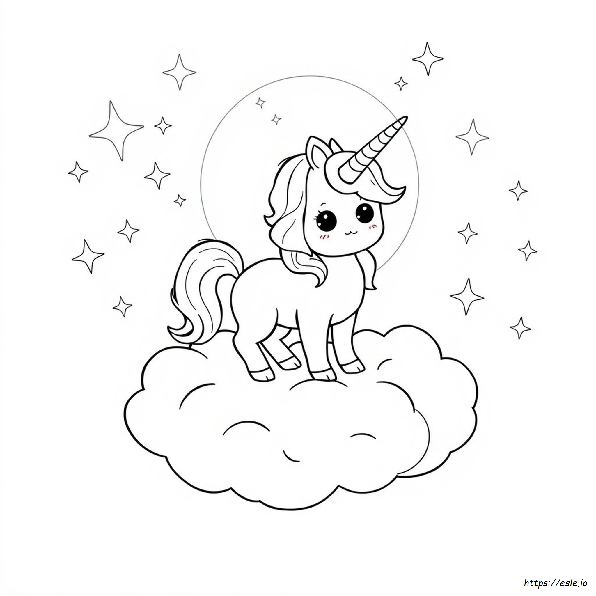 Gattino Unicorno Da Colorare