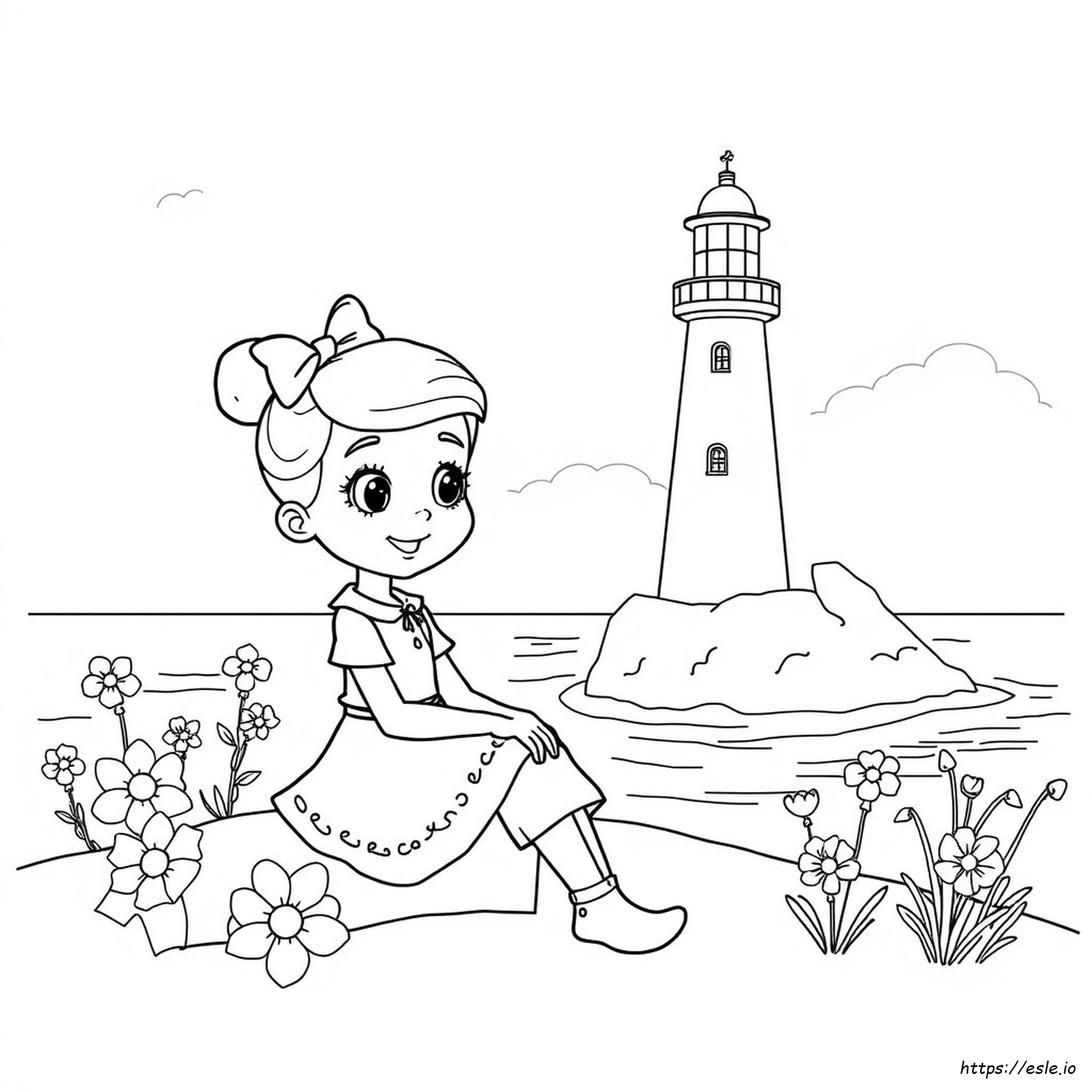 Chloe Charming Coloring Page