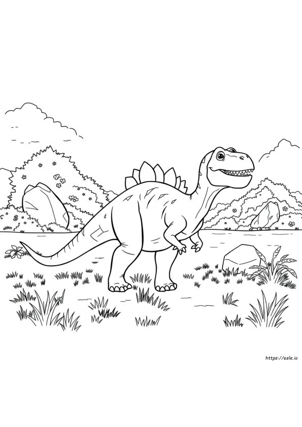 Coloriage Carnotaurus