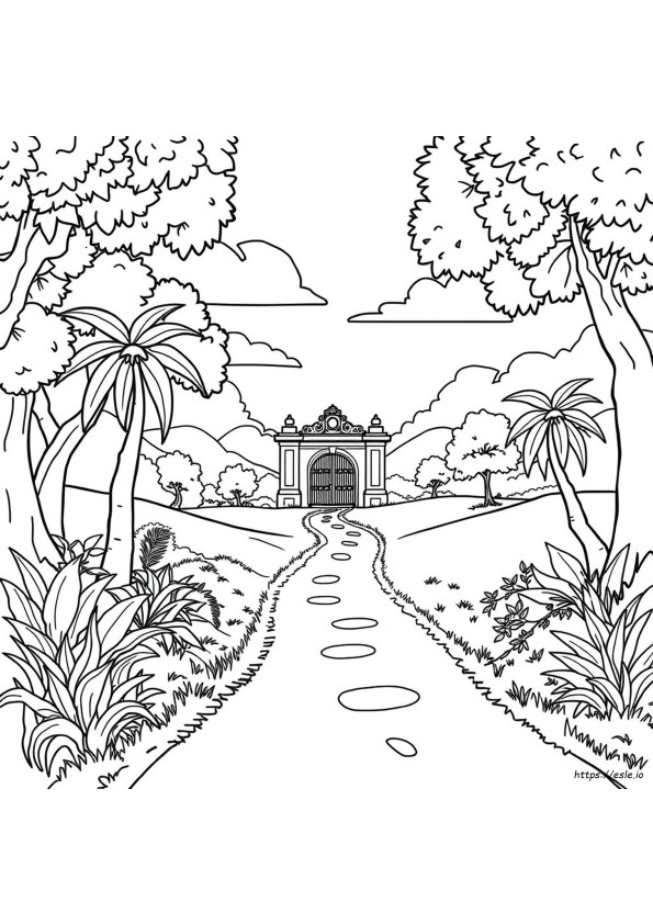 Jalur Gemilang Coloring Page