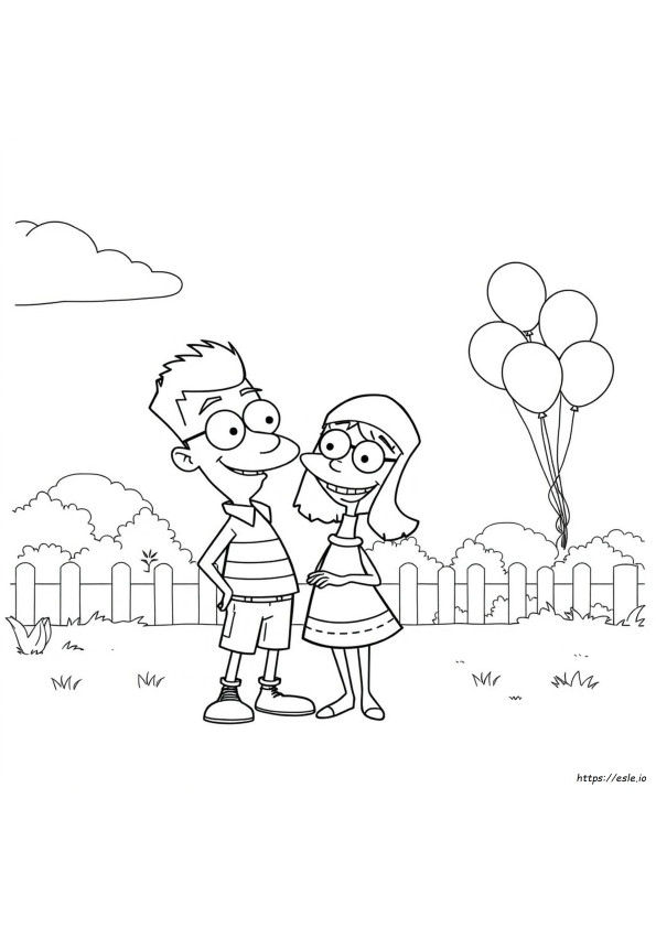 Buku Mewarnai Phineas Dan Ferb