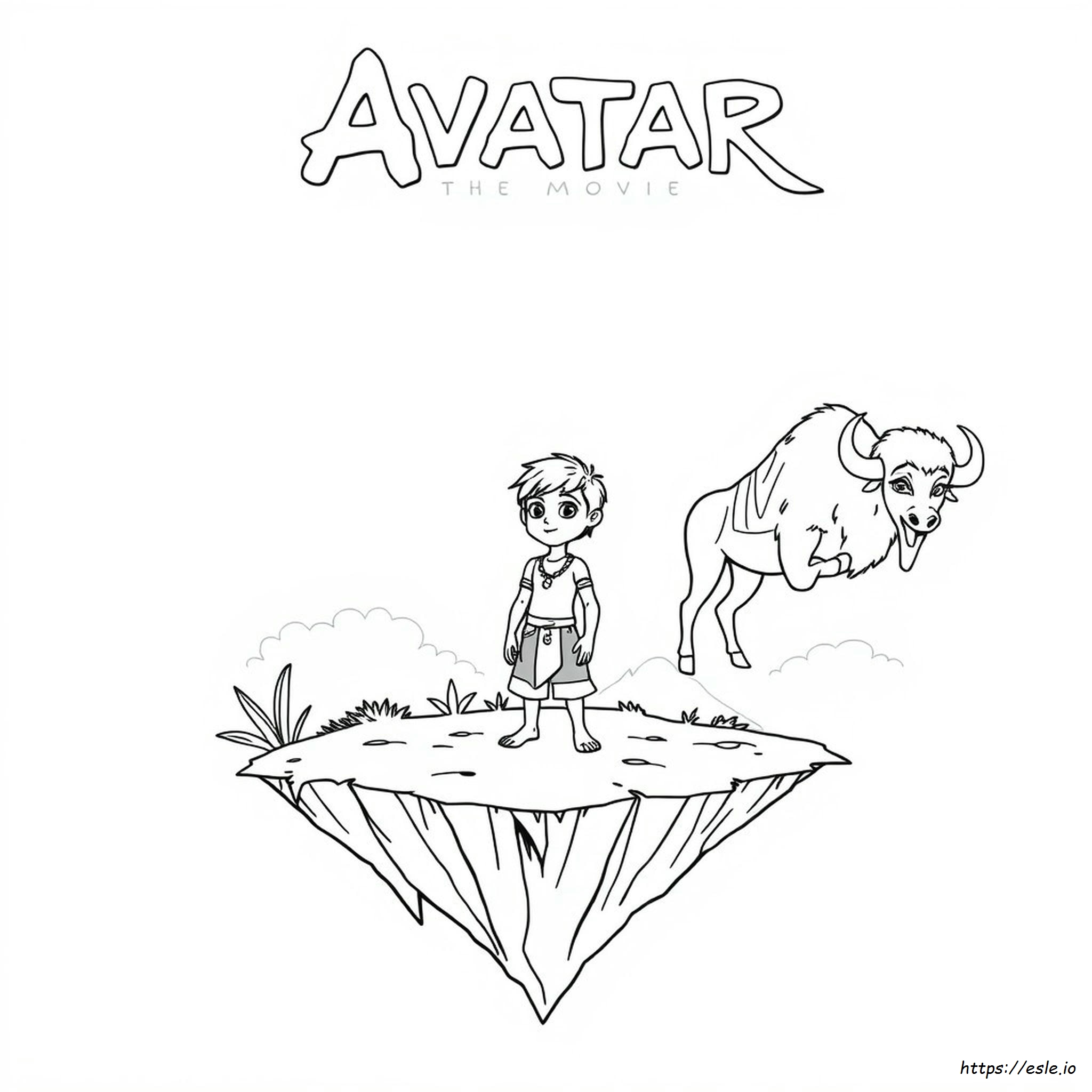 Avatar The Movie Coloring Pages