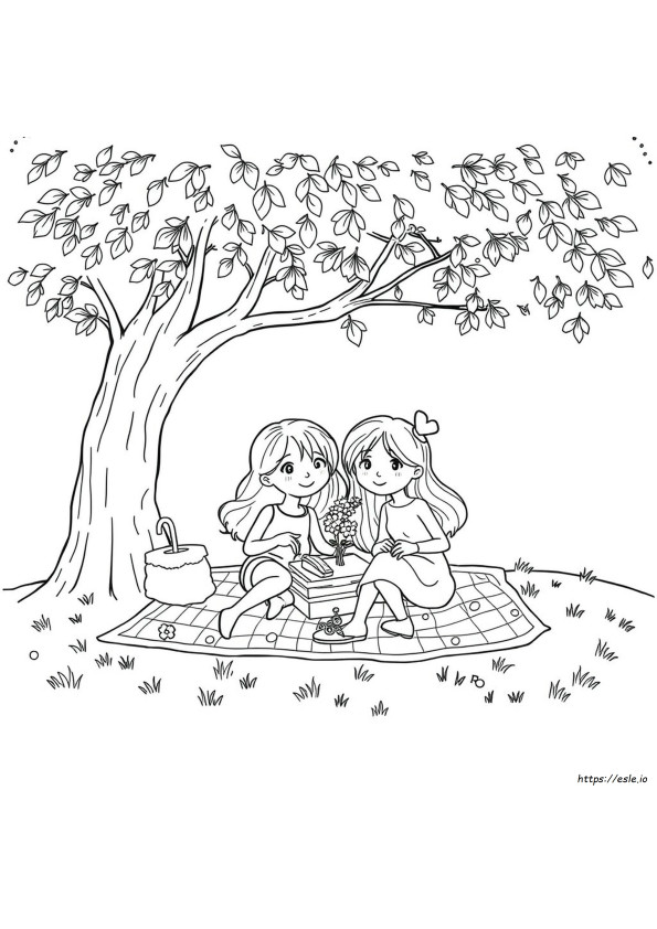 Best Friend Coloring Pictures