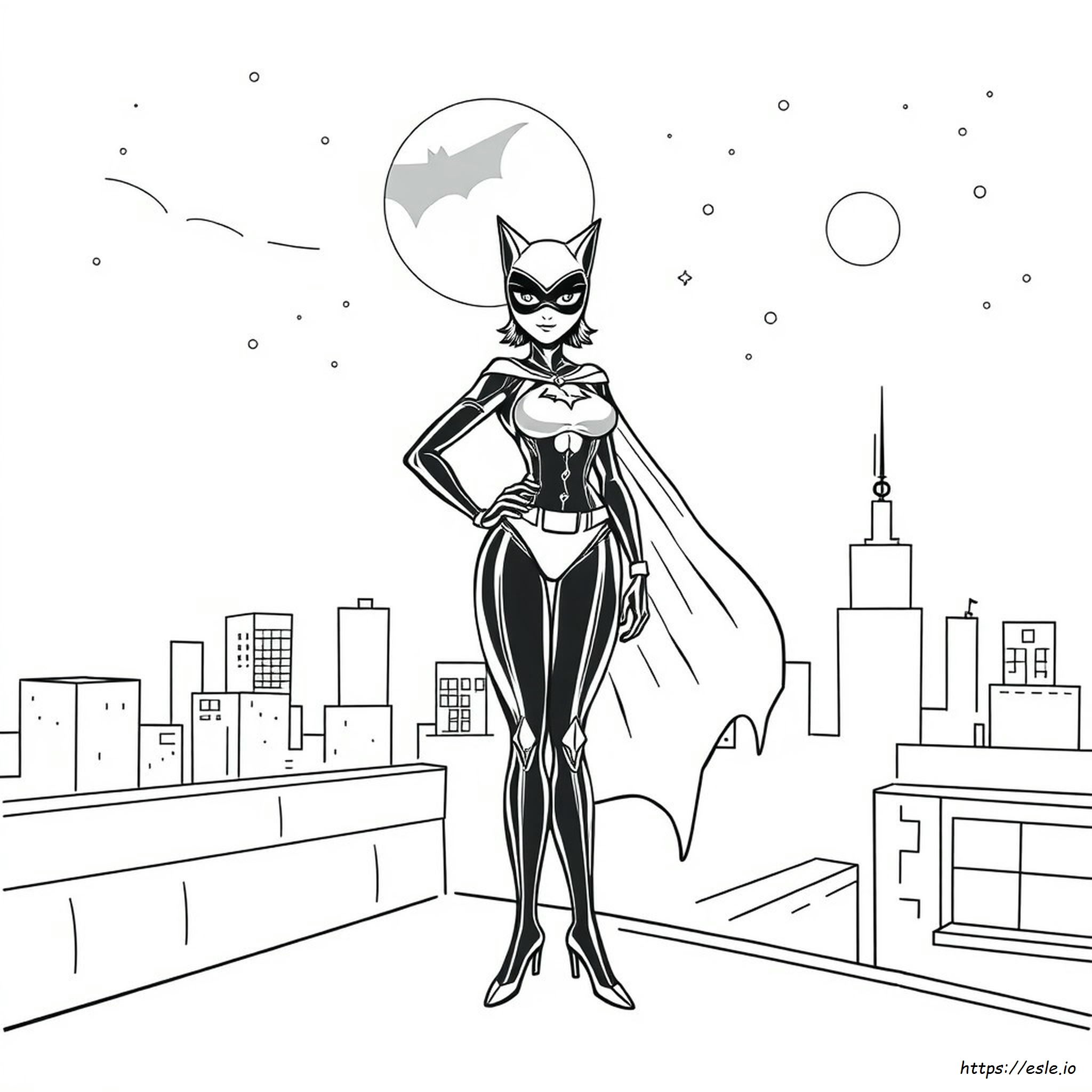 Catwoman Da Colorare E Stampare