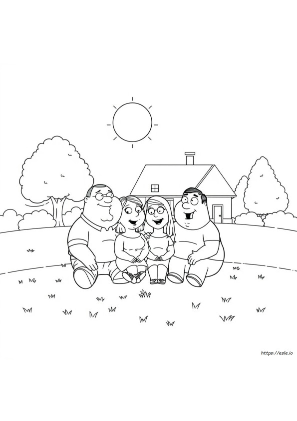 Paginas Del Libro Para Colorear De Family Guy