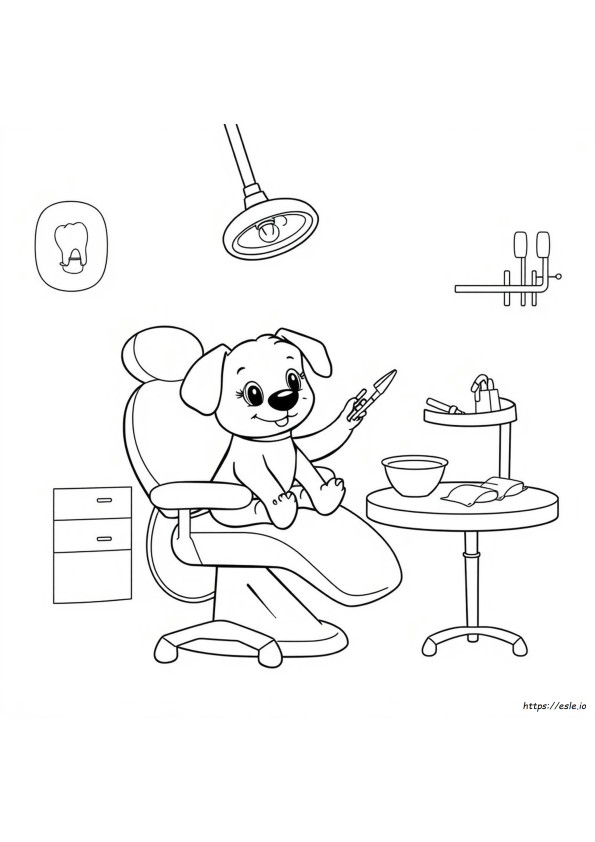 Cute Dental Coloring Pages