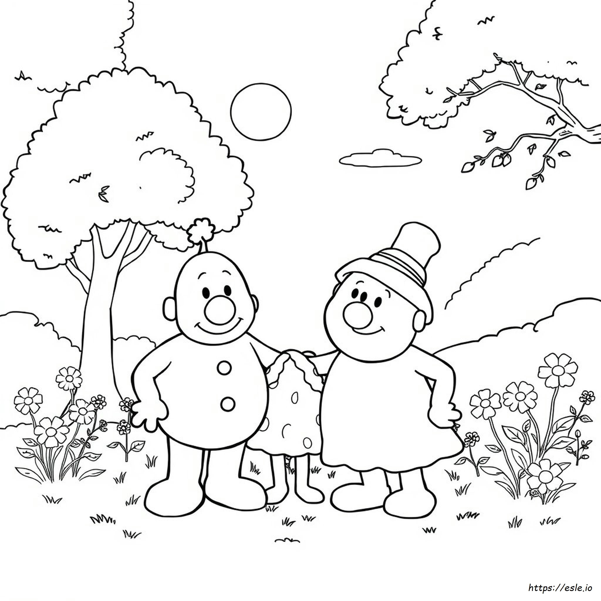 Mr Men Y Little Miss Para Colorear